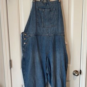GAP Women's Blue Denim Overalls